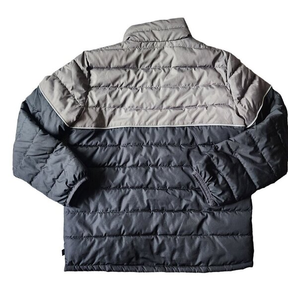 GAP Kids Lightweight Reverse Puffer Black Camo Gray Big Boys Size L - Picture 3 of 16